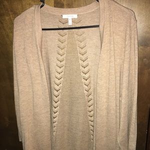 Cream Maurice’s sweater cardigan